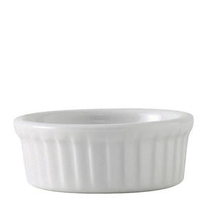 Tuxton China, Inc  BPX-0162  Ramekin Fluted Porcelain White 1.5 oz (SET OF 48 PER CASE)