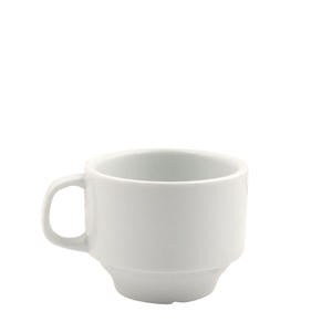 Vertex China  ARG-52  Argyle Stackable Cup White 8 oz (SET OF 36 PER CASE)