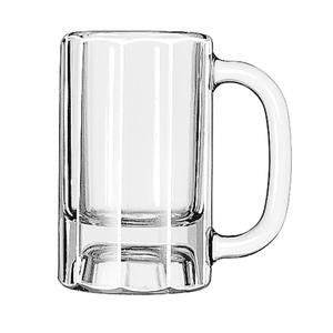 Libbey Glass  5019  Paneled Mug 10 oz (SET OF 12 PER CASE)