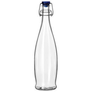 Libbey Glass  13150020  Water Bottle with Wire Bail Lid 33 7/8 oz (SET OF 6 PER CASE)