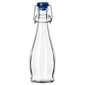 Libbey Glass  13151017  Water Bottle with Wire Bail Lid 12 oz (SET OF 12 PER CASE)