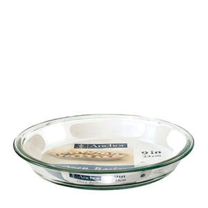 Anchor Hocking  82638L11  Oven Basics Pie Dish  9'' (SET OF 6 PER CASE)