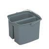 Continental Mfg Company  8216 GREY  Huskee Bucket Divided Grey 16 qt (1 EACH)
