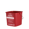 San Jamar  KP97RD  Sanitizing Pail Red 3 qt (1 EACH)