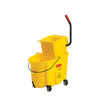 Rubbermaid Commercial  FG758088YEL  WaveBrake Bucket/Wringer Combo Side Press Yellow 35 qt (1 EACH)