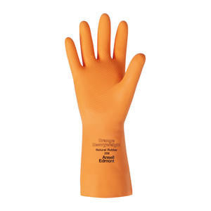 Ansell Protective Product  99-0387  Latex Glove Orange Medium (LEFT-RIGHT HAND 1 PAIR)