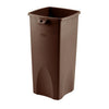 Rubbermaid Commercial  FG356988BRN  Untouchable Container Square Brown 23 gal (1 EACH)
