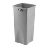 Rubbermaid Commercial  FG356988GRAY  Untouchable Container Square Gray 23 gal (1 EACH)