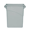 Rubbermaid Commercial  FG354100LGRAY  Slim Jim Wastebasket Grey 16 gal (1 EACH)