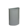 Continental Mfg Company  8321 GY  Wall Hugger Half-Round Receptacle Grey 21 gal (1 EACH)