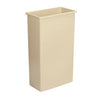 Continental Mfg Company  8322BE  Wall Hugger Receptacle Beige 23 gal (1 EACH)