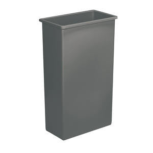 Continental Mfg Company  8322GY  Wall Hugger Receptacle Grey 23 gal (1 EACH)