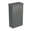 Continental Mfg Company  8322GY  Wall Hugger Receptacle Grey 23 gal (1 EACH)