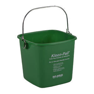 San Jamar  KP97GN  Kleen-Pail Green 3 qt (1 EACH)