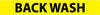 NMC A1016Y-PIPEMARKER, PS VINYL, BACK WASH, 2X14  1 1/4'' CAP HEIGHT (PAK OF 25)