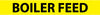 NMC B1026Y-PIPEMARKER, PS VINYL, BOILER FEED, 1X9  3/4'' CAP HEIGHT (PAK OF 25)