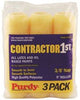 PURDY 140867000 CONTRACTOR 1ST ROLLER COVER, 9 IN., 3/8 IN. NAP, 3 ROLLER MULTI PACK (12 PACKS)