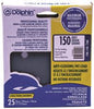 LINZER SP NL5525 0150 BLUE DOLPHIN ANTI-CLOGGING/NO LOAD SERIES, 5 IN., 5-HOLE, HOOK & LOOP DISCS, 150 GRIT, 25 PACK (1 PACK)