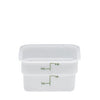 Cambro Manufacturing  2SFSP148  CamSquare Container White 2 qt (1 EACH)