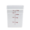 Cambro Manufacturing  8SFSP148  CamSquare Container White 8 qt (1 EACH)