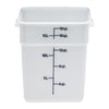 Cambro Manufacturing  18SFSP148  CamSquare Container White 18 qt (1 EACH)