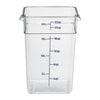 Cambro Manufacturing  22SFSCW135  CamSquare Container Clear 22 qt (1 EACH)