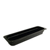 Cambro Manufacturing  22LPCW110  Camwear Food Pan Half Size Long Black 2 1/2'' (1 EACH)