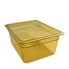 Cambro Manufacturing  26HP150  H-Pan Half Size Amber 6'' (1 EACH)