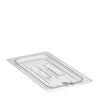 Cambro Manufacturing  30CWCHN135  Camwear Food Pan Cover Third Size Notched with Handle Clear (1 EACH)