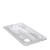 Cambro Manufacturing  30CWLN135  Camwear FlipLid Cover Third Size Notched Clear (1 EACH)