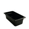 Cambro Manufacturing  34CW110  Camwear Food Pan Third Size Black 4'' (1 EACH)