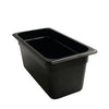 Cambro Manufacturing  36CW110  Camwear Food Pan Third Size Black 6'' (1 EACH)