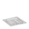 Cambro Manufacturing  60CWCHN135  Camwear Food Pan Cover Sixth Size Notched with Handle Clear (1 EACH)