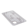 Cambro Manufacturing  60CWLN135  Camwear FlipLid Cover Sixth Size Notched Clear (1 EACH)