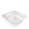 Cambro Manufacturing  62CW135  Camwear Food Pan Sixth Size Clear 2 1/2'' (1 EACH)