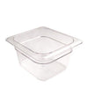 Cambro Manufacturing  64CW135  Camwear Food Pan Sixth Size Clear 4'' (1 EACH)