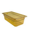 Cambro Manufacturing  34HP150  H-Pan Third Size Amber 4'' (1 EACH)