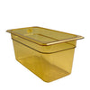 Cambro Manufacturing  36HP150  H-Pan Third Size Amber 6'' (1 EACH)