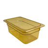 Cambro Manufacturing  44HP150  H-Pan Fourth Size Amber 4'' (1 EACH)