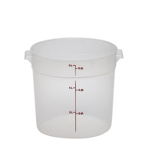 Cambro Manufacturing  RFS6PP190  Translucent Rounds 6 qt (1 EACH)