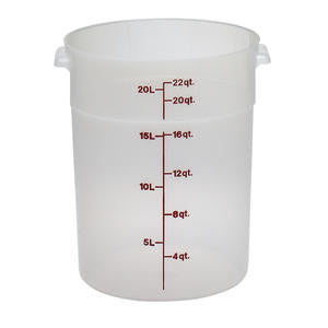 Cambro Manufacturing  RFS22PP190  Translucent Rounds 22 qt (1 EACH)