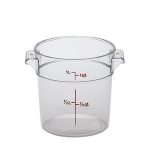 Cambro Manufacturing  RFSCW1135  Camwear Rounds Clear 1 qt (1 EACH)