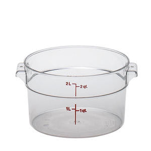 Cambro Manufacturing  RFSCW2135  Camwear Rounds Clear 2 qt (1 EACH)
