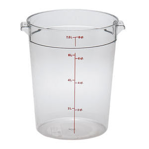 Cambro Manufacturing  RFSCW8135  Camwear Rounds Clear 8 qt (1 EACH)