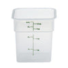 Cambro Manufacturing  4SFSPP190  CamSquare Translucent 4 qt (1 EACH)