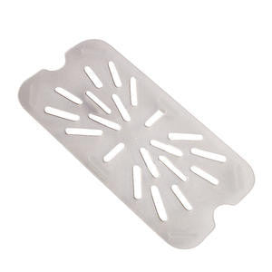 Cambro Manufacturing  40PPD190  Food Pan Drain Shelf Fourth Size Translucent (1 EACH)
