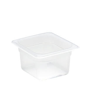 Cambro Manufacturing  64PP190  Food Pan Sixth Size Translucent 4'' (1 EACH)