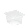 Cambro Manufacturing  64PP190  Food Pan Sixth Size Translucent 4'' (1 EACH)