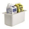 Cambro Manufacturing  36CF148  ColdFest Pan Third Size White 6'' (1 EACH)
