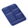 Cambro Manufacturing  PS1014186  Penny-Saver Tray 6 Compartment Navy 10'' x 14'' (SET OF 24 PER CASE)